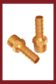 Brass BSPT Hose Tails Male