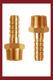 Brass BSPT Hose Tails Male