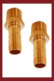 Brass BSPT Hose Tails Male