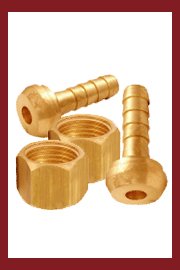 Brass Female Hose Tails With Swivel Nut - 60° Coned Seat