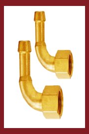 Brass Female Hose Tails With Swivel Nut - 60° Coned Seat