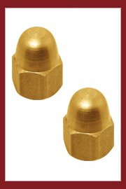 Acorn Nuts Brass