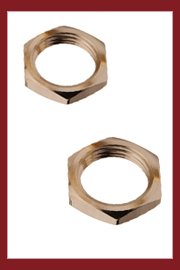 Panel Nuts Brass Nickel Plated
