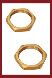 Panel Nuts Brass Nickel Plated