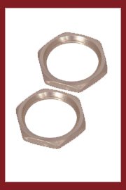 Panel Nuts Brass Nickel Plated