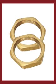 Panel Nuts Brass Nickel Plated