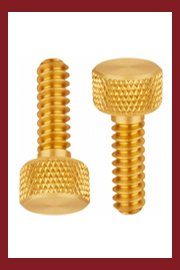 Brass Knurled Thumb Screws