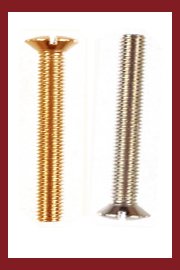 Slotted Oval Head Machine Screws Steel DIN 964 Brass