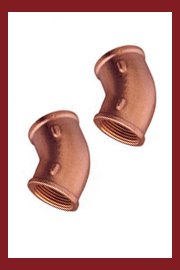 Bronze 45 Degree FF Elbow