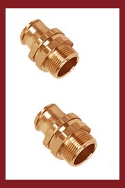 Brass Flexible Conduit Connectors Fixed and Swivel